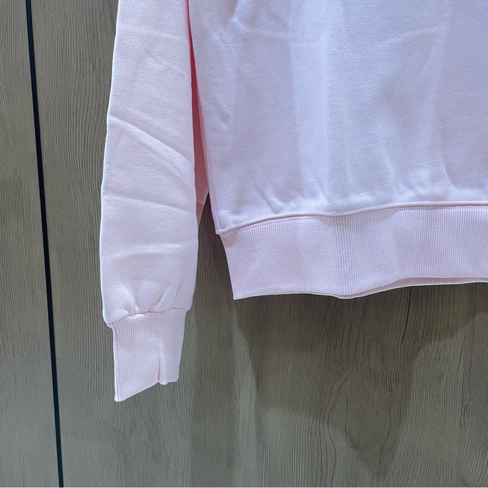 Parke Light Pink Mock Neck Sweatshirt - Picture 8 of 9